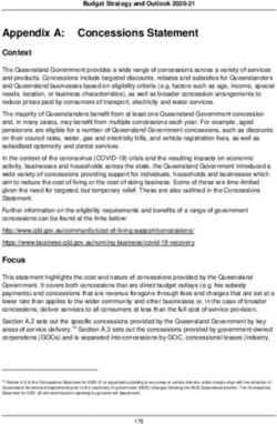 Appendix A: Concessions Statement - Context - Queensland Budget ...