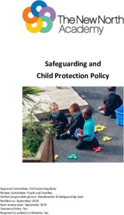 Safeguarding and Child Protection Policy - The New North ...