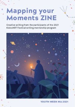 Mapping your Moments ZINE - YOUTH WEEK WA 2021 - Propel Youth Arts WA