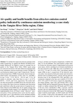 Air quality and health benefits from ultra-low emission control policy indicated by continuous emission monitoring: a case study in the Yangtze ...