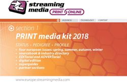 PRINT media kit 2018 - Streaming Media