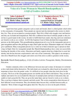 Voice of a Trans Woman in Manobi Bandyopadhyay's