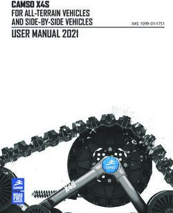 USER MANUAL 202 CAMSO X4S FOR ALL-TERRAIN VEHICLES AND SIDE-BY-SIDE VEHICLES