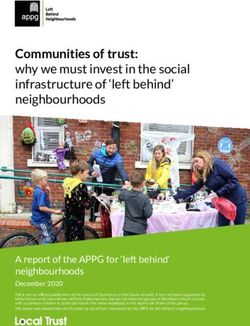 Communities of trust: why we must invest in the social infrastructure of 'left behind' neighbourhoods