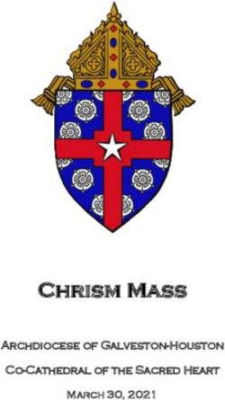 Chrism Mass - Archdiocese of Galveston-Houston