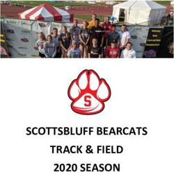 SCOTTSBLUFF BEARCATS TRACK & FIELD 2020 SEASON
