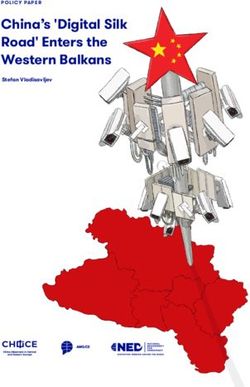 China's 'Digital Silk Road' Enters the Western Balkans - POLICY PAPER Stefan Vladisavljev