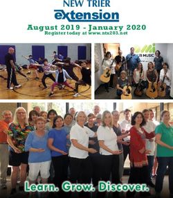 Learn. Grow. Discover - August 2019 - Januar y 2020 Register today at www.ntx203.net - New Trier