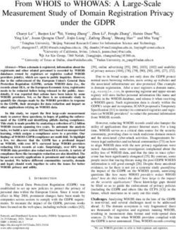 From WHOIS to WHOWAS: A Large-Scale Measurement Study of Domain Registration Privacy under the GDPR - NDSS