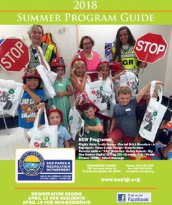 Summer Program Guide 2018 - City of East Grand Rapids