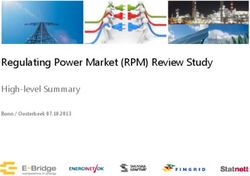 Regulating Power Market (RPM) Review Study - High-level Summary