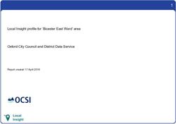 Local Insight profile for 'Bicester East Ward' area Oxford City Council and District Data Service