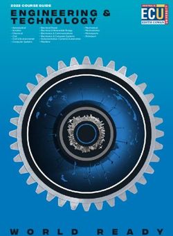 Engineering & Technology 2022 COURSE GUIDE - ECU