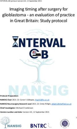 Imaging timing after surgery for glioblastoma - an evaluation of practice in Great Britain: Study protocol - NANSIG