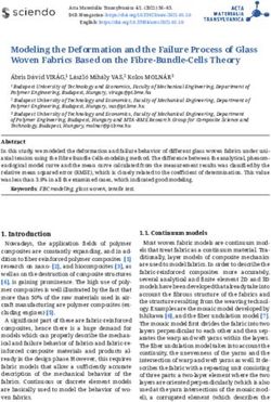 Modeling the Deformation and the Failure Process of Glass Woven Fabrics Based on the Fibre-Bundle-Cells Theory
