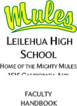 LEILEHUA HIGH SCHOOL FACULTY HANDBOOK - HOME OF THE MIGHTY MULES