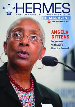ANGELA GITTENS Interview with ACI's Director General - 03 | JULY - SEPTEMBER 2018 - Hermes - Air Transport Organisation