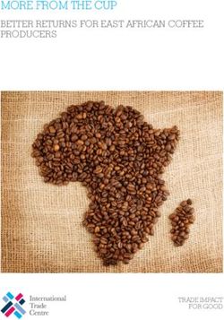 MORE FROM THE CUP BETTER RETURNS FOR EAST AFRICAN COFFEE PRODUCERS - TRADE IMPACT FOR GOOD - Alliance for Coffee Excellence