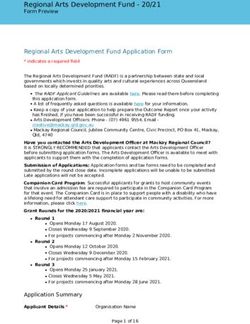Regional Arts Development Fund 20/21 - Form Preview