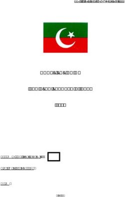 CONSTITUTION OF PAKISTAN TEHREEK-E-INSAF - 2019 Passed by National Council Chairman's Signatures Dated