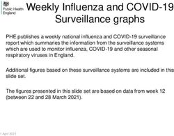 Weekly Influenza and COVID-19 Surveillance graphs - GOV.UK