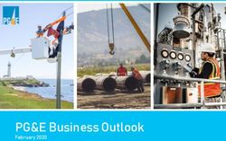PG&E Business Outlook - February 2020