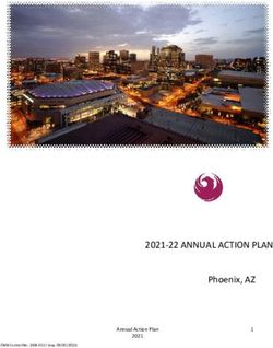 2021-22 ANNUAL ACTION PLAN - Phoenix, AZ Annual Action Plan