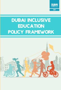 DUBAI INCLUSIVE EDUCATION POLICY FRAMEWORK 2017