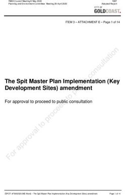 The Spit Master Plan Implementation (Key Development Sites) amendment - City of Gold Coast