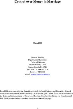 Control over Money in Marriage