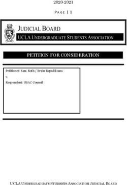 PETITION FOR CONSIDERATION - 2020-2021 PAGE |1 - Undergraduate Students ...