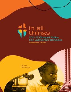 2021-22 Chapel Talks for Lutheran Schools - Colossians 1:15-20 by Rev. Bob Riggert - The Lutheran ...