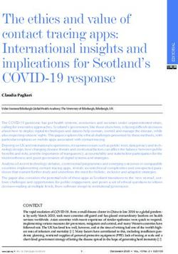 The ethics and value of contact tracing apps: International insights and implications for Scotland's COVID-19 response - Journal of Global Health