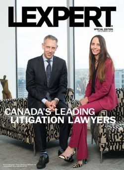 LITIGATION LAWYERS CANADA'S LEADING - MCMILLAN