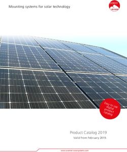 Product Catalog 2019 Valid from February 2019 - Mounting systems for solar technology - Everest Solar Systems