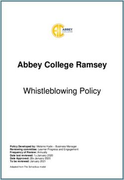 Abbey College Ramsey Whistleblowing Policy - Abbey College, Ramsey