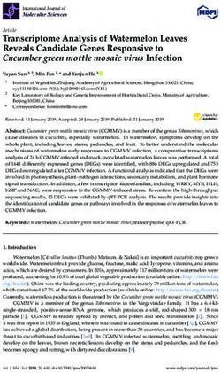 Transcriptome Analysis of Watermelon Leaves Reveals Candidate Genes Responsive to Cucumber green mottle mosaic virus Infection - MDPI
