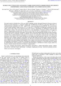 HUBBLE SPACE TELESCOPE/ADVANCED CAMERA FOR SURVEYS OBSERVATIONS OF EUROPA'S