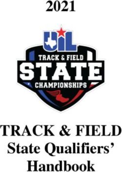 TRACK & FIELD State Qualifiers' 2021 - Handbook - UIL