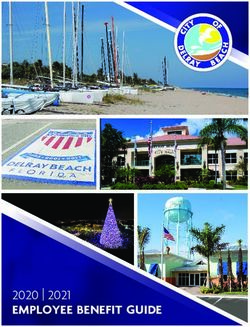 EMPLOYEE BENEFIT GUIDE - 2020 | 2021 - Delray Beach