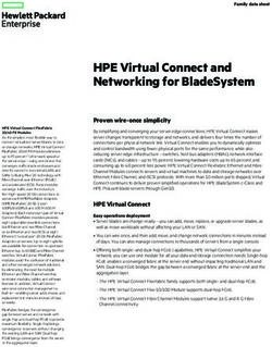 HPE Virtual Connect and Networking for BladeSystem