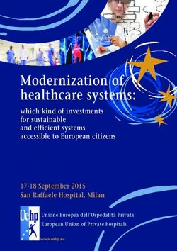 Modernization of healthcare systems: which kind of investments for sustainable and efficient systems accessible to European citizens - BDPK