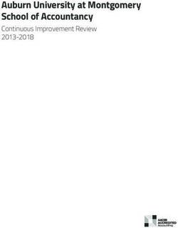 Auburn University at Montgomery School of Accountancy - Continuous Improvement Review 2013-2018