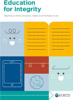 Education for Integrity - Teaching on Anti-Corruption, Values and the Rule of Law