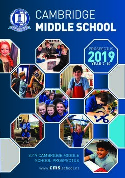 YEAR 7-10 2019 - 2019 CAMBRIDGE MIDDLE SCHOOL PROSPECTUS www.cms.school.nz