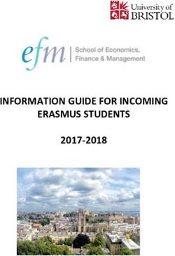 INFORMATION GUIDE FOR INCOMING ERASMUS STUDENTS 2017-2018 - bris.ac.uk
