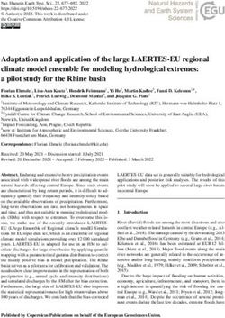 Adaptation and application of the large LAERTES-EU regional climate model ensemble for modeling hydrological extremes: a pilot study for the Rhine ...