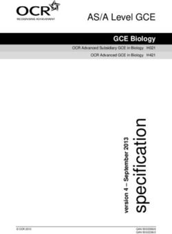 AS/A Level GCE GCE Biology - OCR Advanced Subsidiary GCE in Biology H021 OCR Advanced GCE in Biology H421 - PDF4PRO