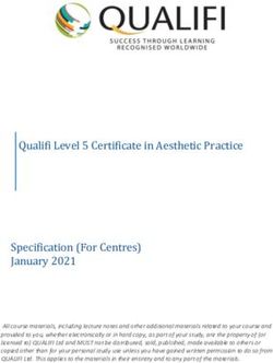 Qualifi Level 5 Certificate In Aesthetic Practice