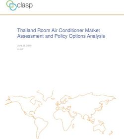 Thailand Room Air Conditioner Market Assessment and Policy Options Analysis